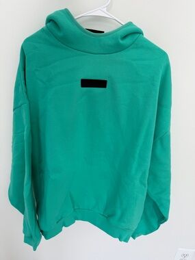 Fear of God Essentials pullover hoodie ‘Mint Leaf’